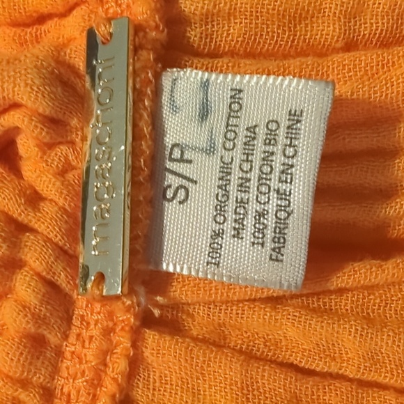 MAGASCHONIORGANIC COTTON ORANGE DRESS - Picture 7 of 12
